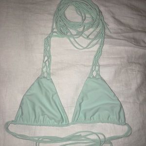 Mikoh Coconuts Top, Light Teal, Size Large